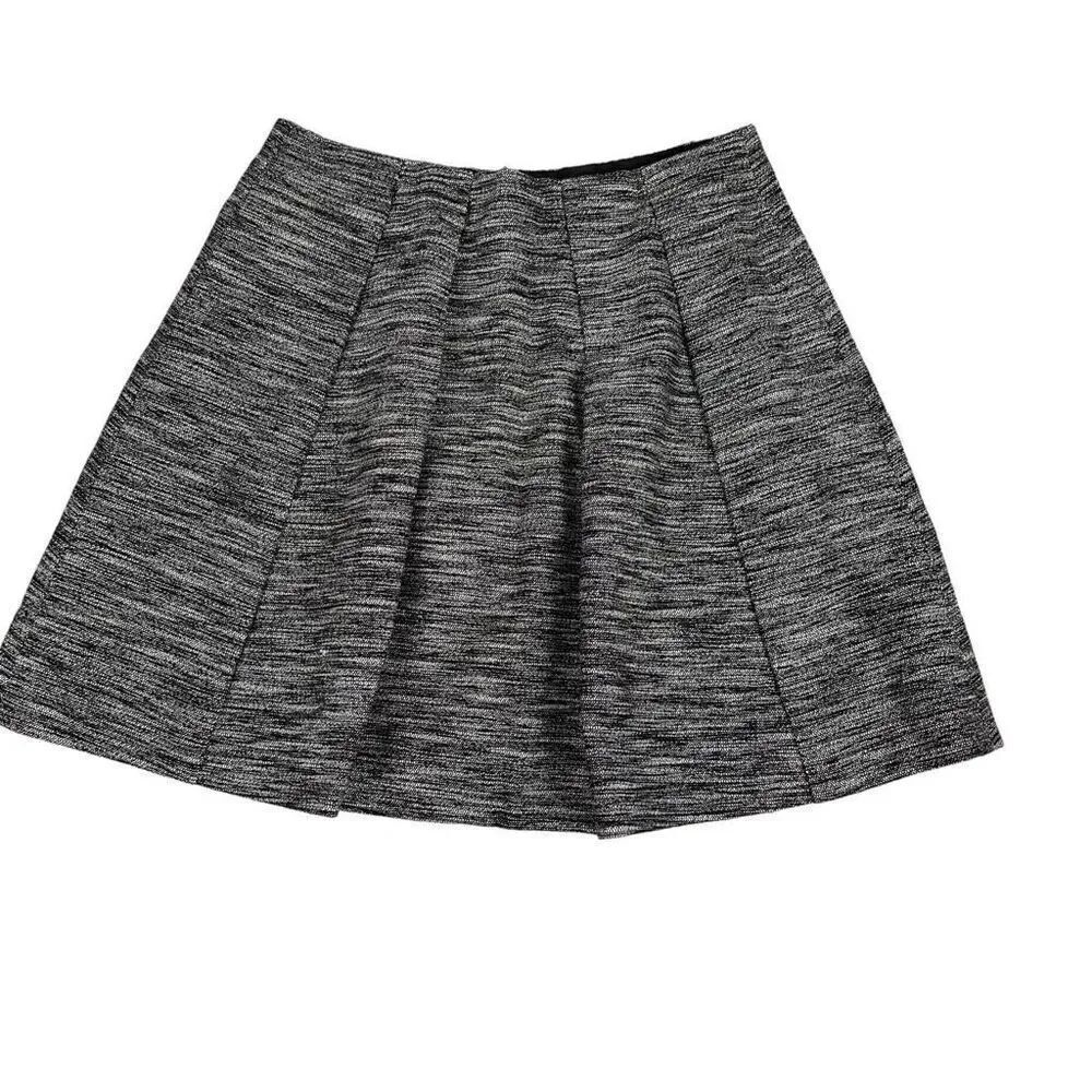 Madewell J. Crew Countdown Tweed Mini Pleated Skirt size 2